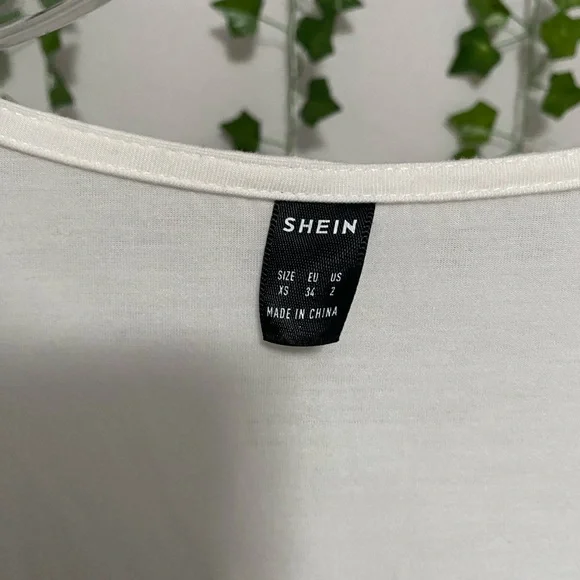 White Ruffled Top - Picture 2 of 3